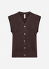 SC-DOLLIE 827 Waistcoat Dark plum