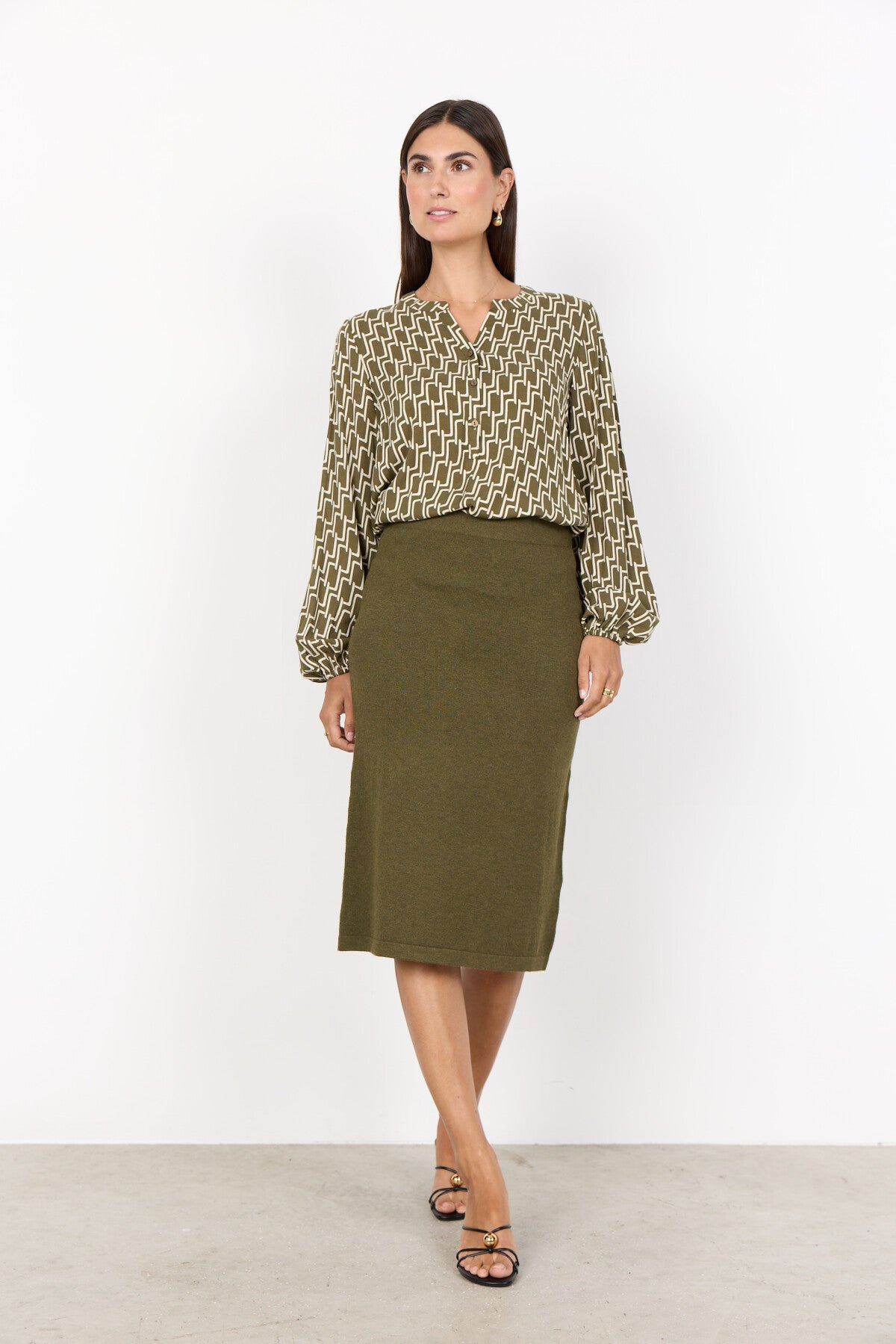 SC-DOLLIE 798 Skirt Dark green