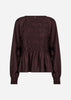 SC-JANICE 2 Blouse Dark plum