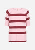 SC-KANITA STRIPE 19 Pullover Light pink