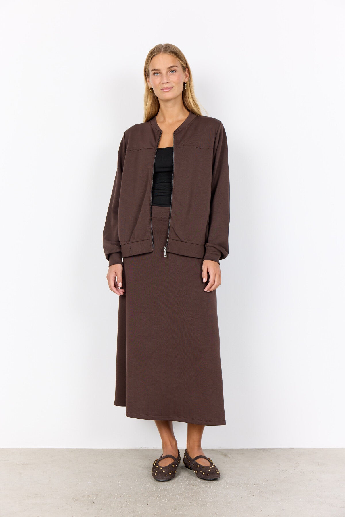 SC-BANU 260 Sweatshirt Dark brown