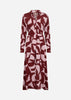 SC-HANNI AOP 3 Dress Ruby red