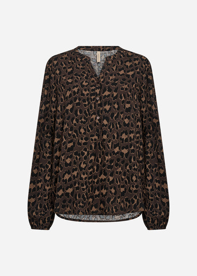 SC-SAFIRA 1 Blouse Dark brown