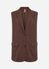SC-SIHAM 87 Waistcoat Dark brown