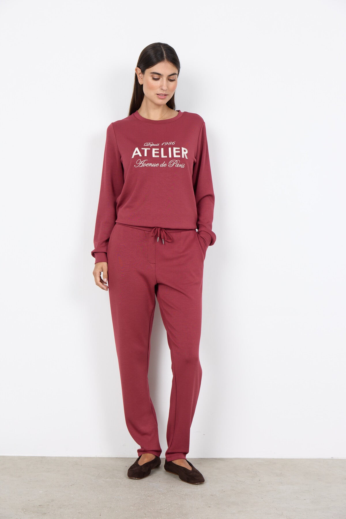 SC-BANU 157 Pants Ruby red