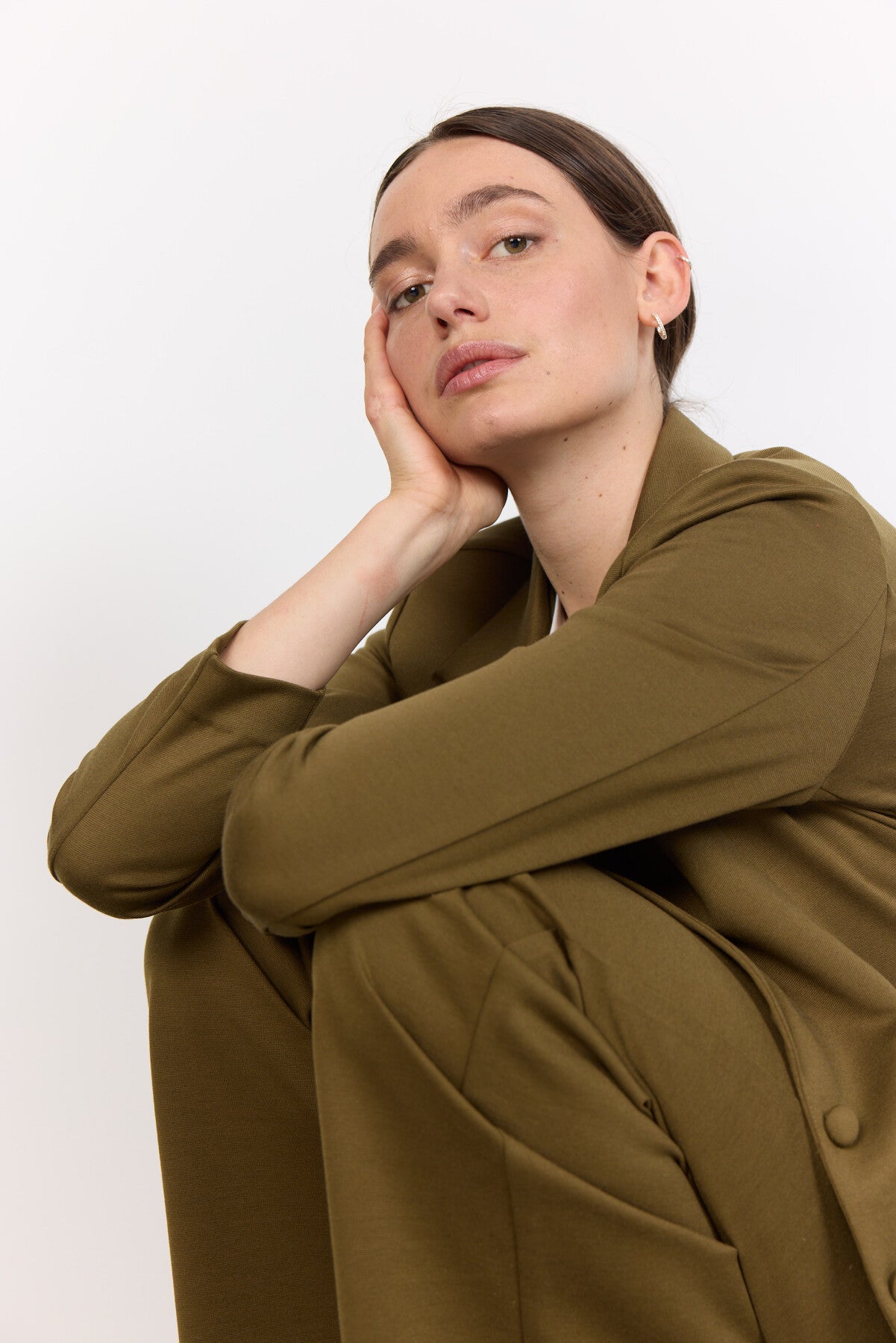 SC-DANIELA 1 Blazer Olive