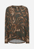 SC-BIARA AOP 160 Blouse Dark green
