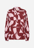 SC-HANNI AOP 2 Blouse Ruby red